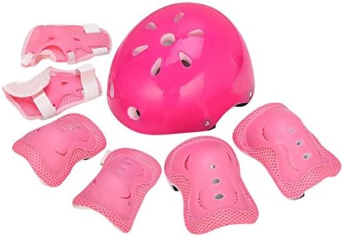 Finer Shop Elbow Wrist Knee Pads and Helmet Sport Safety Protective Gear Guard for Children Set of 7pcs