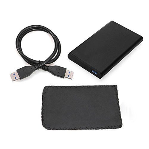 Einfache und elegante externe Festplattengehäuse USB 3.0 SATA 2.5 „HDD Schwarz Portable Gehäuse - 4