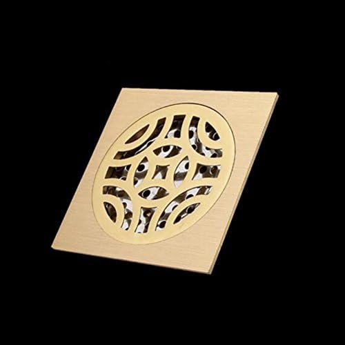 SHIBST Shower Floor Drain With Removable Cover Square Strainer Bathroom Kitchen Linear Shower Square Floor Drain 10 * 10CM