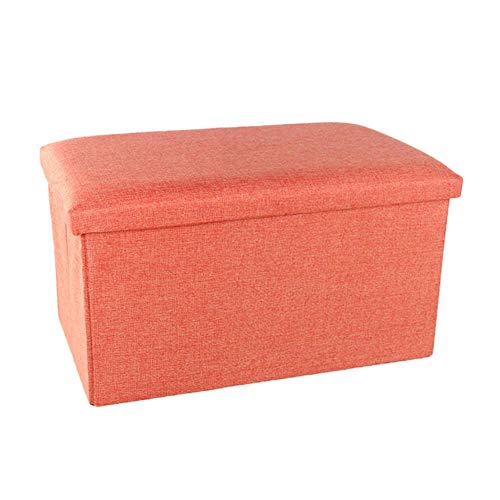 Preisvergleich Produktbild SinceY Multifunktions-Speicher-Schemel, Faltender Speicher-Schemel Mit Deckel-Osmane-faltender Speicher-Pouf-Spielzeug-Kasten-Fuß-S... (beige, Grau, Grün, Orange)