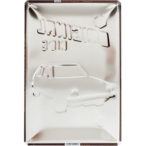 Nostalgic-Art 22212 Volkswagen VW Golf The Original Ride Blechschild, 20 x 30 cm - 3