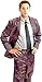 Produktbild How I Met Your Mother Purple Seide Pajama Suit with Grau Shirt (Iron Purple) (Herren Large)