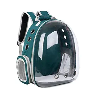 Haibing Clear Pet Backpack Carrying Bag Outdoor Travel Portable Breathable Space Capsule Cat Puppy Backpack