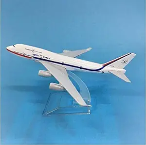 Qids Aircraft Model Diecast Metal 1:400 16cm Plane Model Airplane Model Korea No. 1 Boeing 747 Airplanes Plane Toy Gift