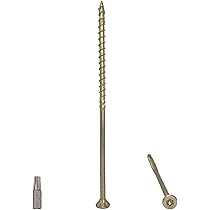 Viti Universali In Acciaio Zincato SKIR'CO - 5,0x60 Mm, Testa Torx, Confezione Da 50 Pezzi - Foto 2