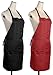 Yellow Weaves Waterproof Set of 2 Black & Red Apron - 20 X 30 Inches RS.389.00