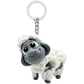 Sevimli Koyun Shaun Sheep Anahtarlık, &Ccedil;anta Charmı, Okul &Ccedil;antası S&uuml;s&uuml; ve Oyuncak | Puffy