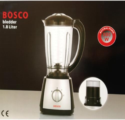 500W 1.8LTR ELECTRIC MULTI FOOD BLENDER WITH GRINDER SMOOTHIE PROCESSOR LIQUIDISER