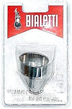 Filter Funnel Moka Caffe Bialetti 12 Cups Coffee Maker in Stainless Steel bia625