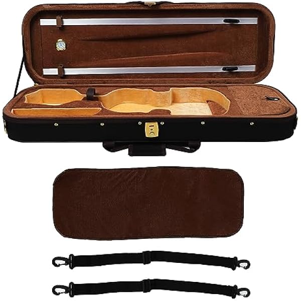 Étui Violon 4/4 Professionnel Avec Hygromètre - Protection Renforcée, Bandoulières - Pour Débutants, Étudiants, Violonistes
