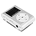 Produktbild MOKE Neuer Miniclip-Metall-MP3-Player mit LCD-Bildschirm + Micro / TF-Slot Mp3-Speicher erweiterbar bis 16GB (ohne Speicher & SD-Karte)(SILBER)