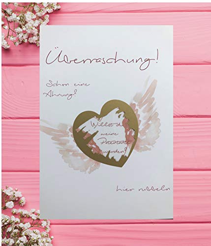 Rubbelkarte Patentante -> Willst du meine Patentante sein ? -> Taufe, Geburt, Kindertaufe, Tante Pate, Geschenk, Überraschung, Kindtaufegeschenk, Geschenke für Patentante