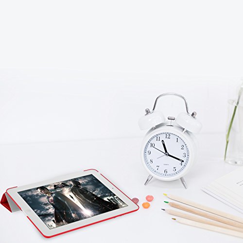 JETech® GOLD iPad Hülle Schutzhülle Etui Tasche für Apple iPad 2/3/4 Smart Case Cover mit eingebautem Magnet für Einschlaf/Aufwach (Rot) - 7