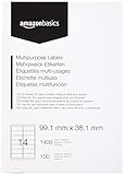 99.1 x 38.1 mm, 14 etiquetas por hoja A4, 100 hojas por paquete