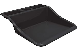 TIERRA GARDEN Garden Tidy Tray | Hobby Craft Tray | Potting Tray Plastic Black
