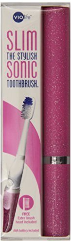 VIOLIGHT VIOLIFE SLIM SONIC TOOTHBRUSH- BLUSH GLITTER