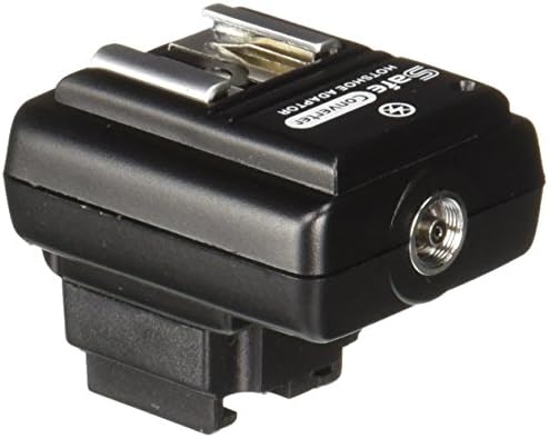 Fotodiox SMDV Hot Shoe (SAFE SYNC) Safe Sync Adapter SM-512-Safe for Sony Alpha/Konica Minolta/Maxxum DSLRs, Black, Hot Shoe, PC Sync, Camera Top Mount, 3 Volts