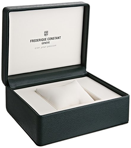 Frederique Constant Slim Line FC245M4S6 38mm Stainless Steel Case Black Calfskin Anti-Reflective Sapphire Men's Watch
