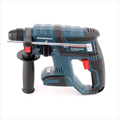 Bosch GBH 18 V-EC brushless Bohrhammer Professional SDS-Plus in L-Boxx mit GAL 1880 CV Schnellladegerät und 1x GBA 2 Ah Akku - 3