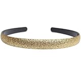 JUSTFOX - Glitzer Haarreif in der Farbe Gold