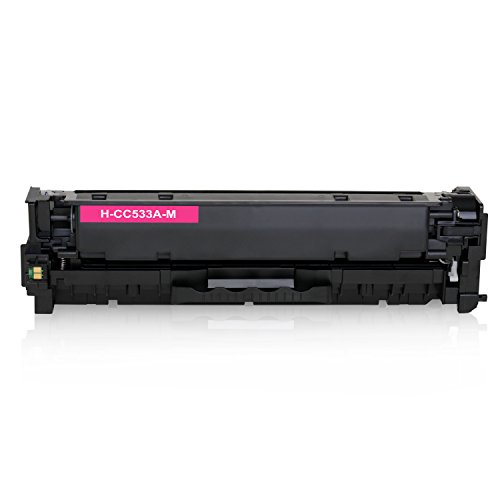 Kineco Toner kompatibel zu HP CC533A Color LaserJet CP 2000 2020 Series 2025 X 2024 2026 2027 DN N CM 2300 Series 2720 2320 FXI CB CBB CI EB EBB EI N NF WB WBB WI MFP 2323 -304A – Magenta 2.800 Seiten - 2
