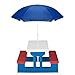Produktbild Keinode Kids Kinder Picknick Bank Tisch-Set mit Sonnenschirm Outdoor Garten Sitz