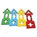 Happy Cherry Colourful Geometric Shape Sorter Matching Wooden Intellegence Development Early Learning Toys for Baby Kids Toddler