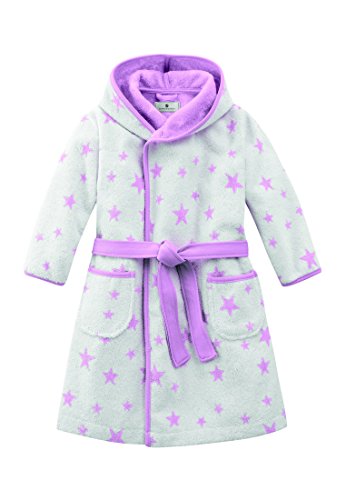 Bellybutton Unisex Baby Bathrobe with Belt Stars Bathrobe, Pink - Rosa (stars rose ), 18 - 24 Months