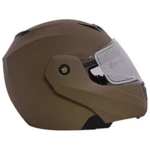 Vega Crux DX Flip-Up Helmet (Dull Desert Storm, Medium)