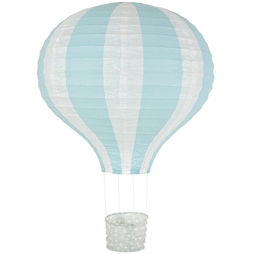 JaBaDaBaDo Lampenschirm Ballon Kinderzimmer Papierlampe Hellblau
