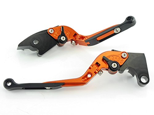 CNC Bremshebel Kupplungshebel klappbar KTM 125 Duke 2011-2016 orange - 