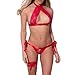 Produktbild Damen Dessous Weihnachten Luckycat 1Set Frauen Dessous Babydoll Nachtwäsche Unterwäsche Mantel Nachtwäsche Nachtwäsche Unterwäsche Reizwäsche Dessous-Sets