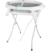 Opvouwbare babybadkuip met afvoerplug, 75 × 45 cm, draagbaar, babybadje