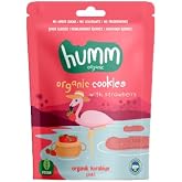 Humm Organic Organik Vegan &Ccedil;ilekli Kurabiye - 55g