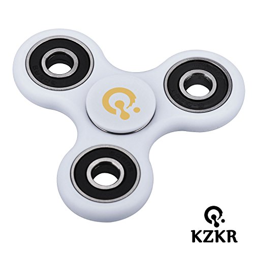 Hand Spinner KZKR Fidget Toys Finger Spielzeug für Kinder und Erwachsene Spielzeug transparent weiß Leuchtend FBA - 2