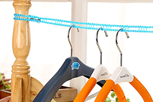 iSuperb 2 Stück Superflexible Wäscheleine mit für Reise Camper Garten (2 Stück) - 5