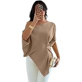 Pataka Devi Women Taupe Asymmetrical Off Shoulder Blouse with Pearl Button Detail Flowing Fit Regular Wear Top for Elegant Ca