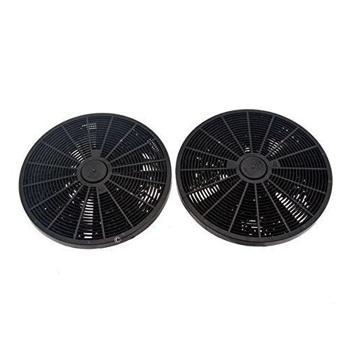 spécification Lot de 2 filtres charbon acm14 145x30mm ahp95ix cce16x cce19x cgm61x cgm91x rht650in hotte candy cgm61x
