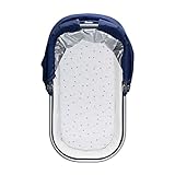 snuz Moses Korb/Kinderwagen Spannbettlaken – Cloud Nine Print - 4