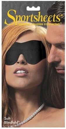 Sportsheets Beginners Soft Blindfold - Black