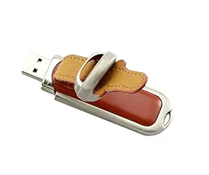 KBR Unique Leather Pouch Shape 16GB PENDRIVE Storage