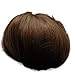 PRETTYSHOP Up Do Hair Bun Topknot Knot Scrunchy Scrunchie Hair Piece Pony Tail Elegant Lovely (medium brown 6)