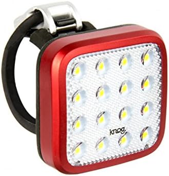 Knog Blinder Mob Kid's 16 LED USB Rechargeable Grid Front Bike Light-Red