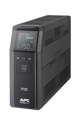 APC by Schneider Electric Back UPS PRO - BR1600SI - UPS 1600VA (8 IEC outlets, LCD interface, sinewave power output)