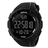 Armbanduhr Herren Sport Digitaluhren Wasserdicht Chenang Sportuhr mit Timer Military Armbanduhren Hintergrundbeleuchtung Uhren für Lauf Mann-Analog-Digital-Militärarmee-Sport-LED