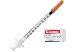 EZ BUYS UK BD Micro-Fine U100 0.5ml (30G) x8mm + Free Storage Bag and 10 Wipes