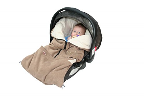 ByBoom® – Fußsack 2in1 Frühjahr, Sommer, Herbst, Universal für Babyschale, Autokindersitz, z.B. für Maxi-Cosi, Römer, für Kinderwagen oder Buggy - 4