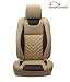 Autofurnish (PL-204 Domino) Maruti Dzire 2017 Custom-fit Leatherette 3D Car Seat Covers (Beige) RS.3752.00