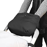 NuoYo Guantes de Silla de Paseo, Manoplas Guantes de Forro Polar Impermeable, Invierno Protege Manos Guantes Caliente.
