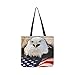 Price comparison product image Constitution of America We The People with Bald E Canvas Tote Handbag Shoulder Bag Crossbody Bags Purses for Men and Women Shopping Tote